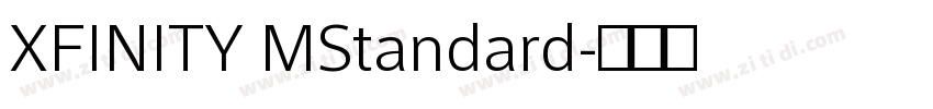 XFINITY MStandard字体转换